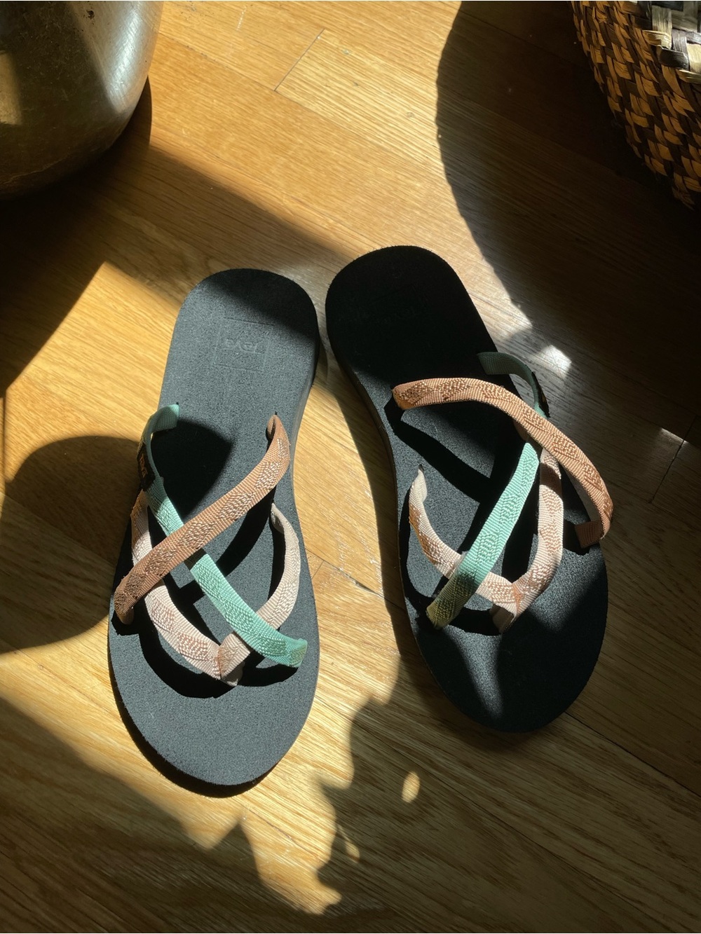 Teva Women's Black strappy sandals